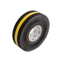 Anti-slip multifunctional tape – black with a yellow stripe, roll 50 mm × 18.3 m