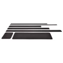 General-purpose anti-slip tape - black sheet R13, 50 x 800 mm set of 10 pcs.