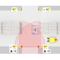 Antykolizyjny system AI 4S-LITE pieszy-wózek, jednostka centralna + 1 kamera