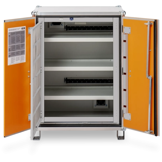 Battery charging cabinet 8/10 Basic, fire-resistant 60 min