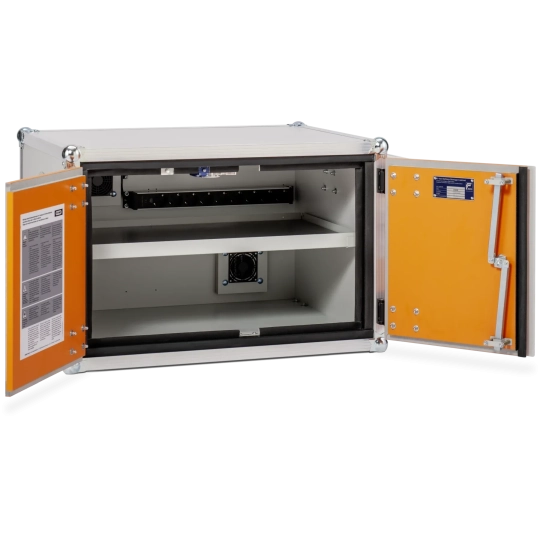 Battery charging cabinet 8/5 Premium, fire-resistant 60 min