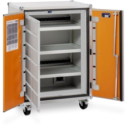 Battery charging cabinet 8/10 Premium Plus fire-resistant 60 min, lockEX 2.0