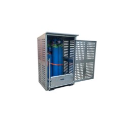 Cabinet for 9/12 gas cylinders, single-door, 1200 x 1300 x 2100 mm