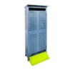Cabinet for 2 gas cylinders, single-door, 600 x 400 x 2100 mm