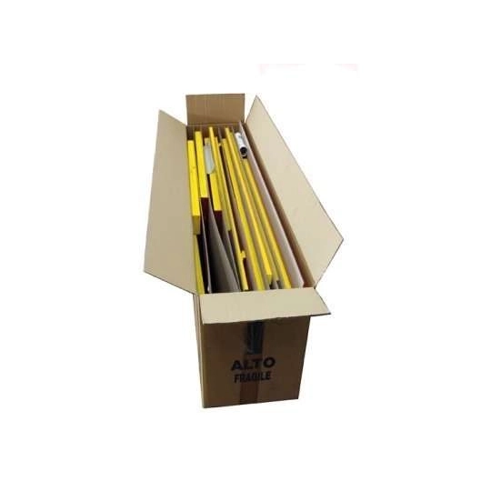 Self-assembly cabinet for flammable liquids, two-door, 1075 x 500 x 1850 mm