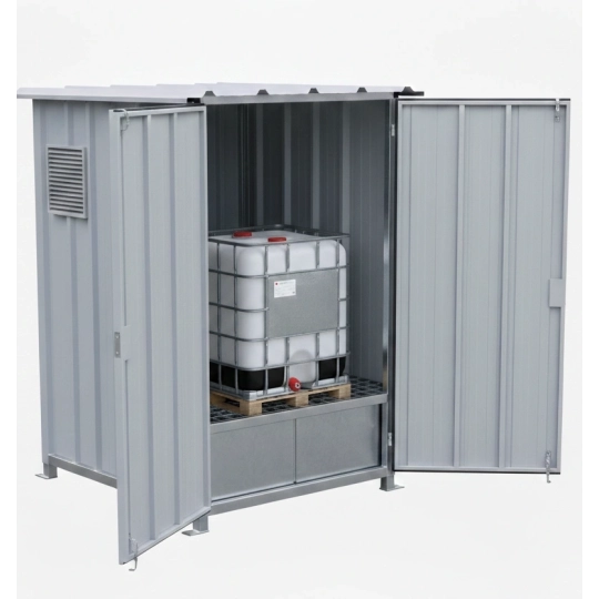 Kontener nieizolowany na 1 IBC, 1480 x 1540 x 2300 mm