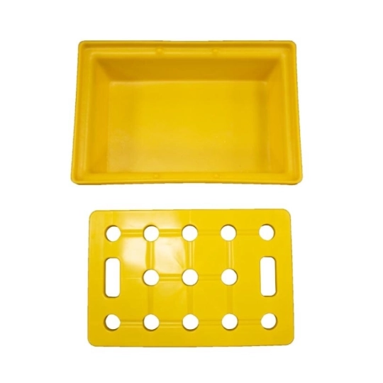 Drip tray with grate for small containers