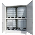 Kontener nieizolowany, dwupoziomowy na 4 IBC, 3000 x 1500 x 3300 mm