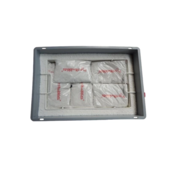 Pojemnik polimerowy na akumulatory litowo-jonowe S 2 Premium, wraz z PyroBubbles, 600 x 400 x 441 mm
