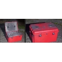 Walizka przeciwpożarowa na akumulatory litowo-jonowe BSK-2 z kółkami, w tym PyroBubbles, 800x 600 x 445 mm