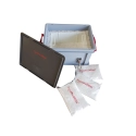 Pojemnik polimerowy na akumulatory litowo-jonowe XS 1 Premium, wraz z PyroBubbles, 400 x 300 x 235 mm