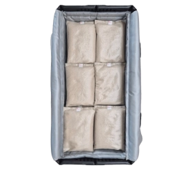 Skrzynia składana na akumulatory litowo-jonowe FLEX 625 S Premium, wraz z PyroBubbles, 1200 x 800 x 923 mm