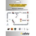 Tablica LOTO szkoleniowa, mobilna, 60 x 90 cm