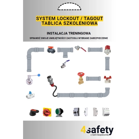 Tablica LOTO szkoleniowa, mobilna, 60 x 90 cm