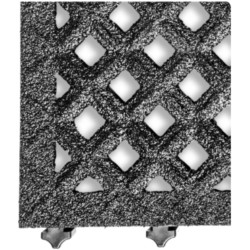 'Mata modułowa ergonomiczna, antypoślizgowa, 4safety, H4, 46 x 46 cm, czarna