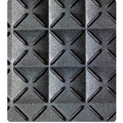 Modular ESD mat, 4safety, H5, 46 cm x 46 cm, black