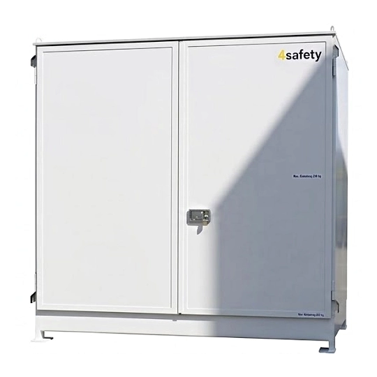 Two-level container for 4 IBCs / 6 insulated euro pallets