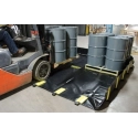 Flexible spill containment tray STANDARD 3000 x 3000 x 305 mm