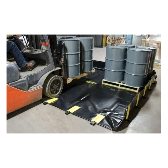 Flexible spill containment tray STANDARD 3000 x 3000 x 305 mm