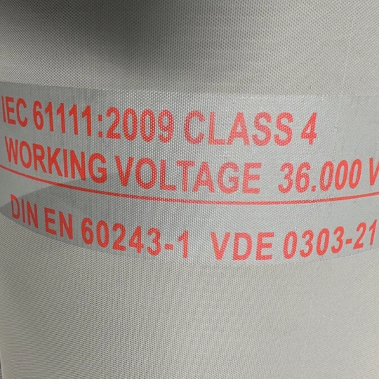 Electrical insulating mat, 4safety, E4, 100 cm x 10 m, gray
