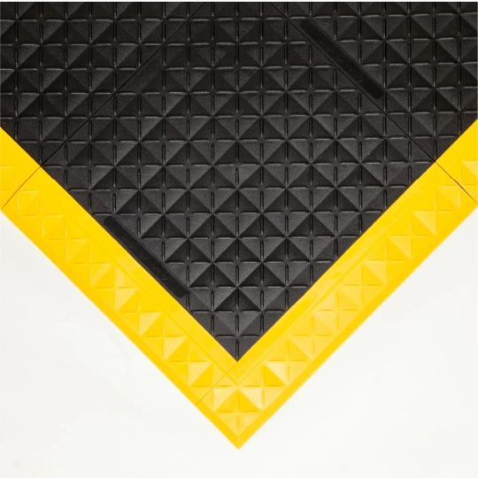 Mata modułowa ergonomiczna, antypoślizgowa, 4safety, H1, 46 x 46 cm, czarna
