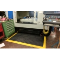 Modular ergonomic anti-slip mat, 4safety, H1, 46 x 46 cm, black