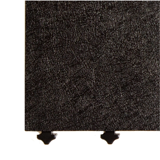 Mata modułowa ergonomiczna, antypoślizgowa, 4safety H6, 46 x 46 cm, szara