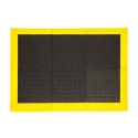Mata modułowa, ergonomiczna, antypoślizgowa, 4safety, H3, 46 x 46 cm, czarna