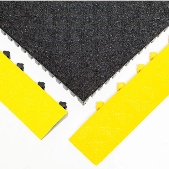Mata modułowa, ergonomiczna, antypoślizgowa, 4safety, H3, 46 x 46 cm, czarna