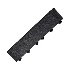Krawędź do maty modułowej H3/H4, męska, 46 x 10 cm, czarna
