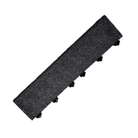 Krawędź do maty modułowej H3/H4, męska, 46 x 10 cm, czarna