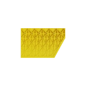 Edge for modular mat H6/H7, female right, 30 x 46 cm, yellow