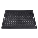 Mata ergonomiczna antybakteryjna 4safety, F2, 72 x 102 cm, ciemnoszara, ze zintegrowanymi najazdami