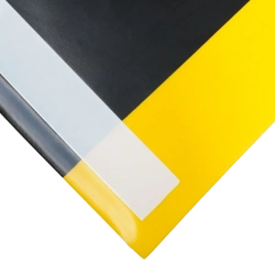 4safety anti-fatigue mat, W2, for prolonged standing work, with FloorHold strips
