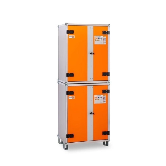 Szafka do ładowania akumulatorów 8/20 Premium 230 V – 1 faza, lockEx 2.0, z nóżkami, 85 x 66 x 213 cm