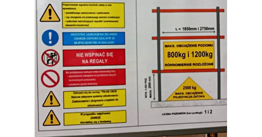 Jakie dane powinna zawierać tabliczka znamionowa?
